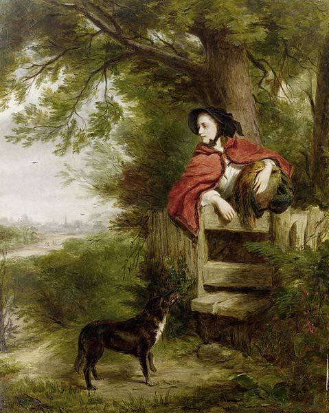 William Powell Frith A dream of the future oil painting picture